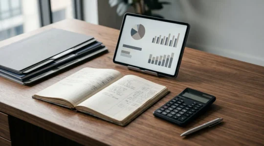 Environnement professionnel moderne illustrant la préparation stratégique d'un audit comptable pour anticiper un contrôle fiscal